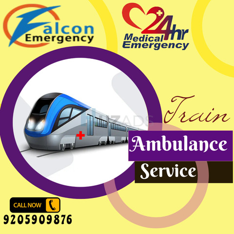 Falcon Train Ambulance in Patna is serving as a Reliable Means for Transferring Critical Patients - 1