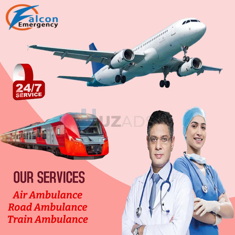 Falcon Emergency Train Ambulance Services in Patna Provides ICU-Facilitated Train Ambulance - 1