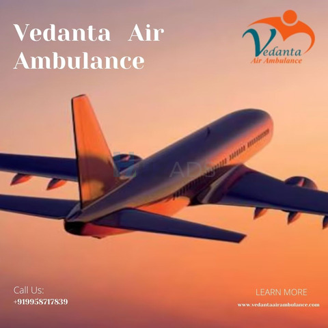 Make Patient Travel Safe Through Vedanta Air Ambulance Service in Bangalore - 1