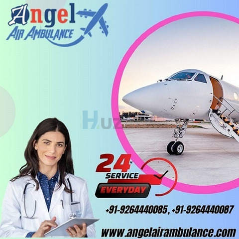 Book Angel Air Ambulance Service in Dimapur Modern Ventilator Setup - 1