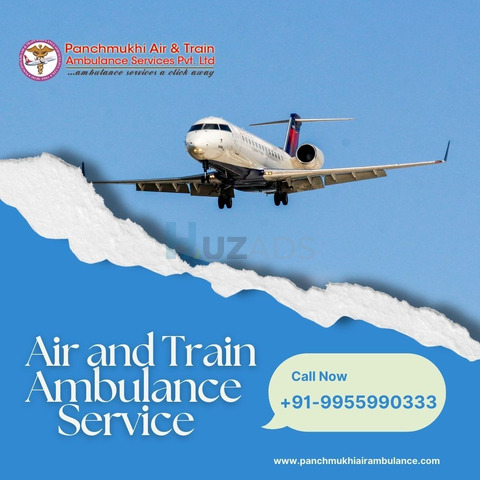 Hire Luxury Air and Train Ambulance Services by Panchmukhi in Bhubaneswar - 1