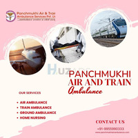 Use Super Fast Air and Train Ambulance Services in Kanpur by Panchmukhi